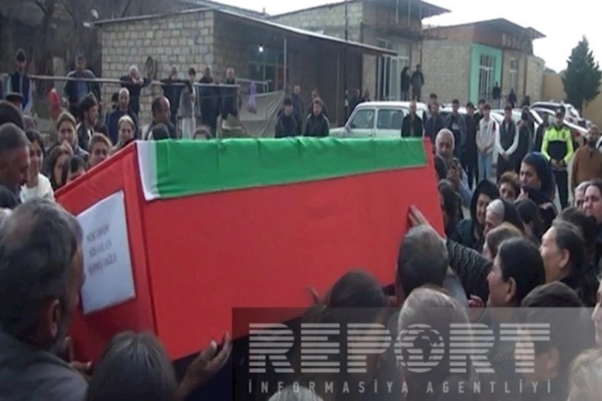 Xocalıda qalıqları aşkarlanan 7 nəfərlə vida mərasimi keçirilib