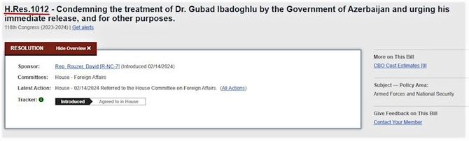 ABŞ Konqresində Qubad İbadoğlu ilə bağlı hazırlanan qətnamə layihələrinin arxasından anti-Azərbaycan və anti-Türkiyə qüvvələr çıxdı — Sensassiya doğuracaq faktlar!