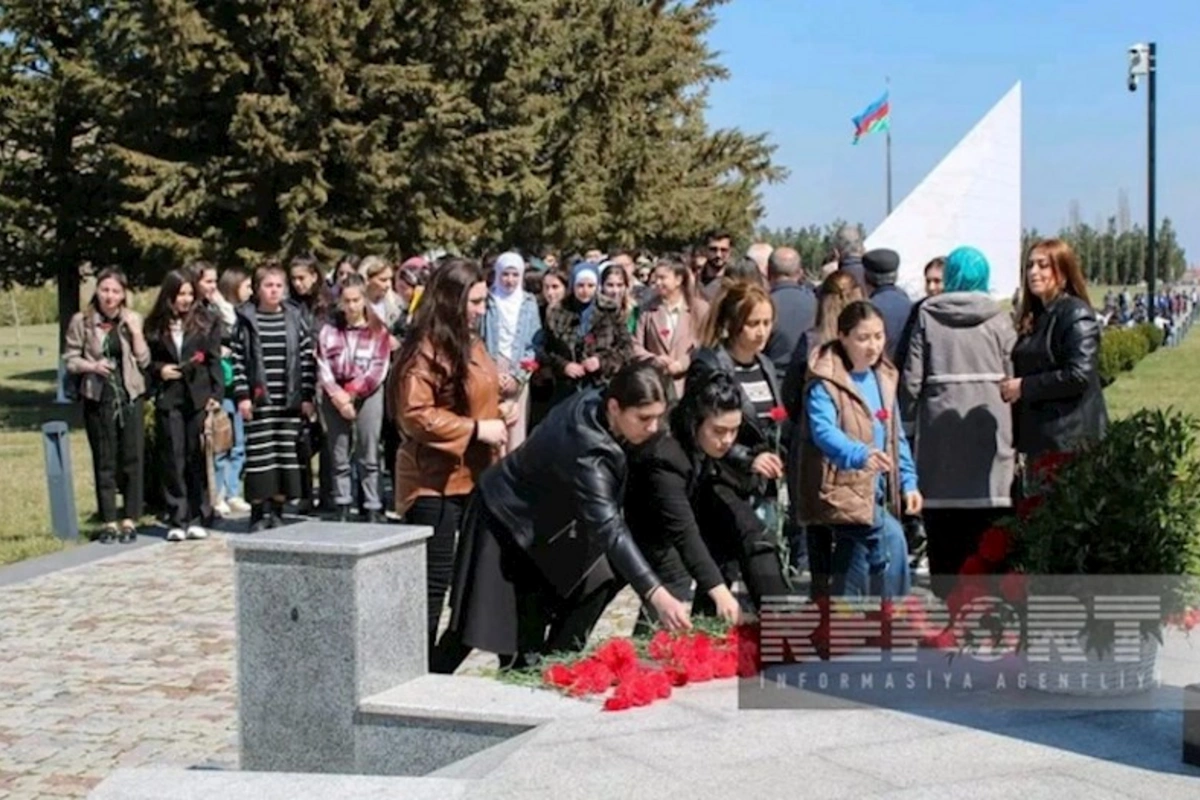 Quba Soyqırımı Memorial Kompleksi ziyarət olunur