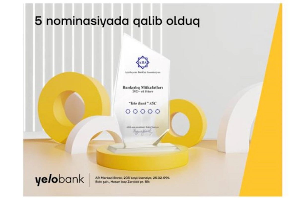 Yelo Bank 5 nominasiyada qalib oldu!