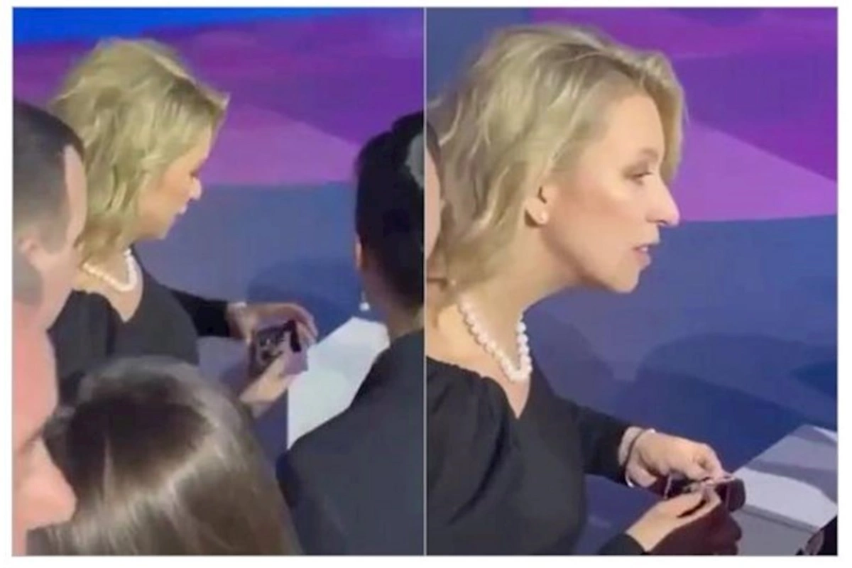 Zaxarova ona “Xarı Bülbül” nişanının verilməsindən danışdı