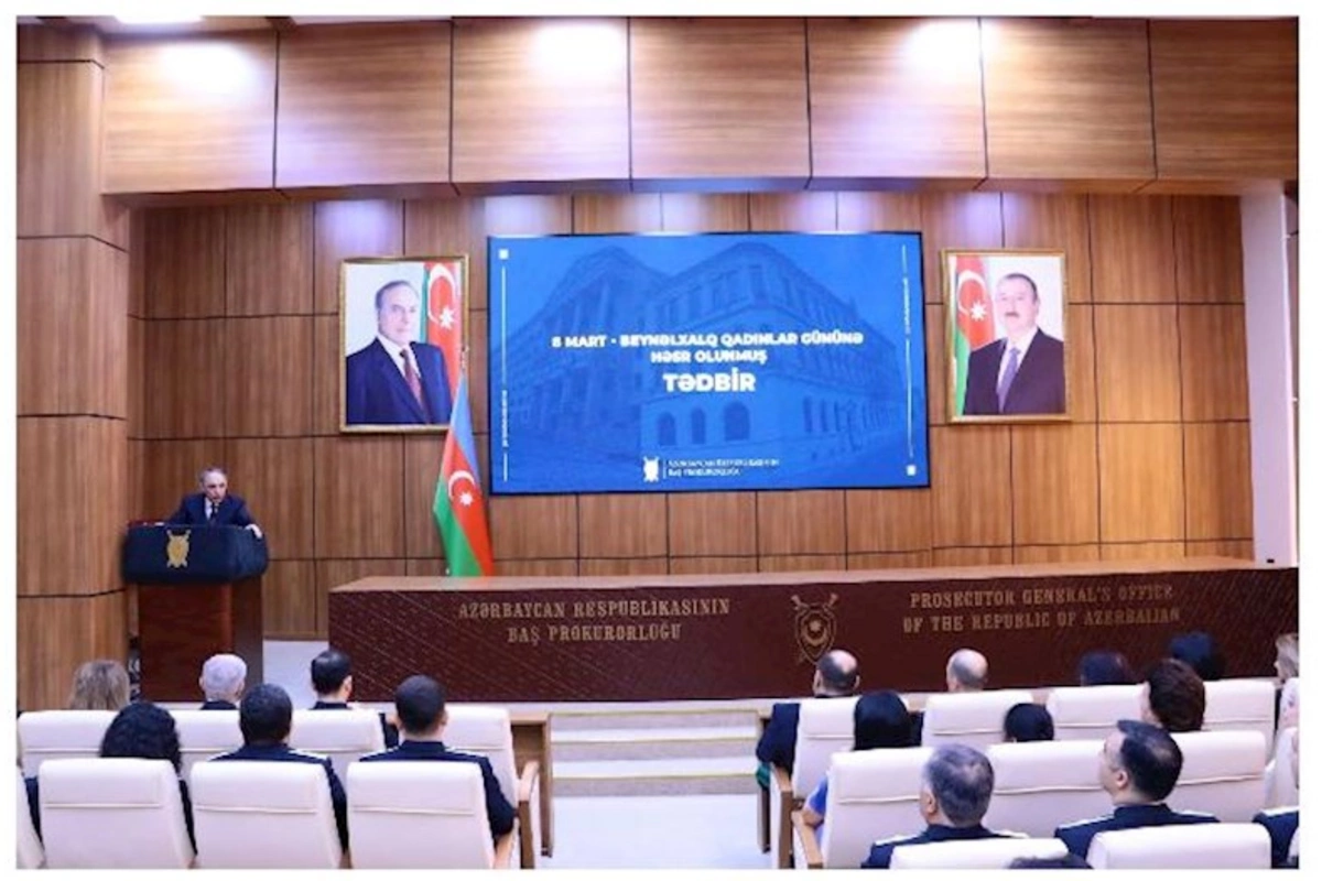 Baş Prokurorluqda 8 Mart tədbiri keçirildi — FOTOLAR