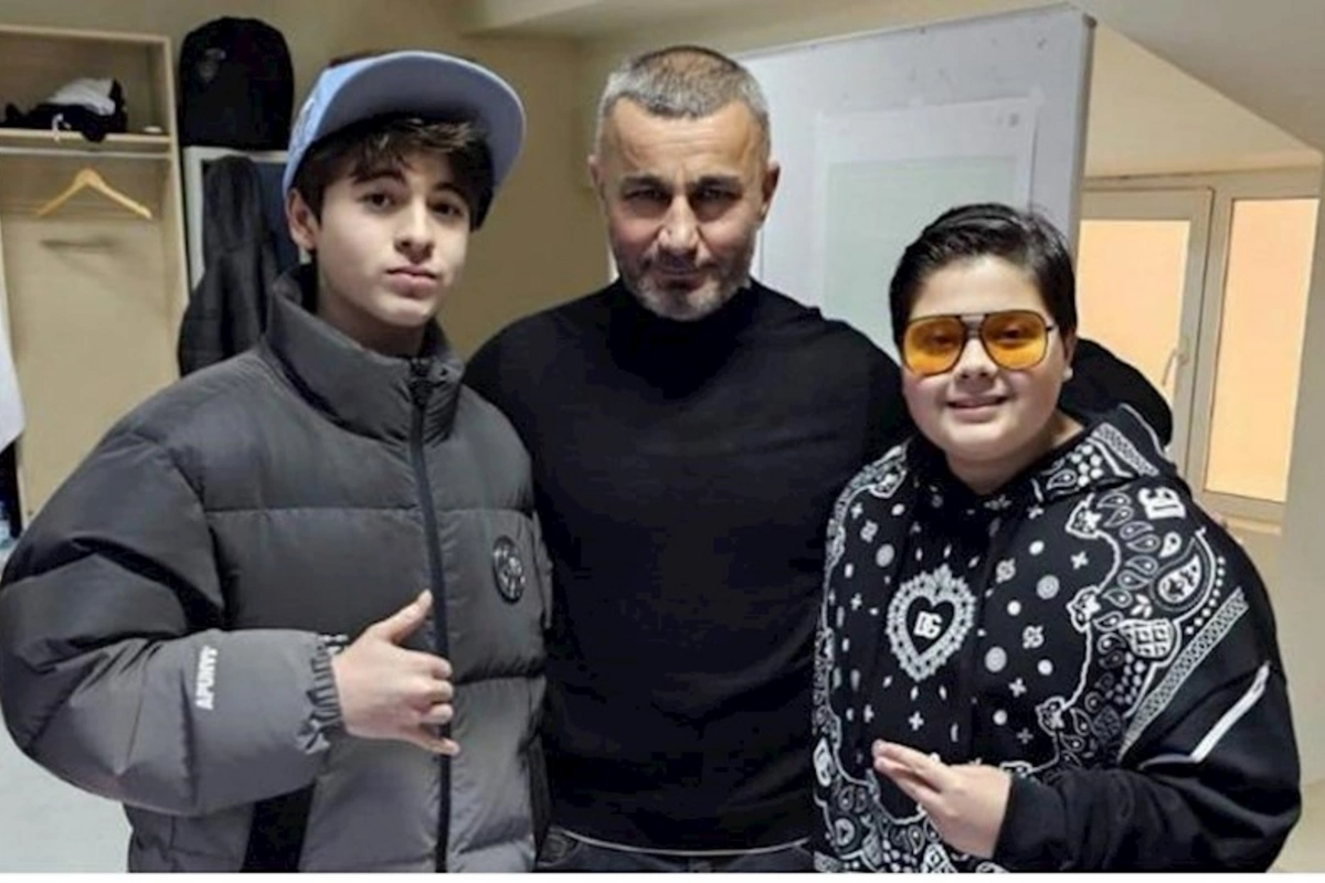 Prezidentin nəvələri Qurban Qurbanovla görüşdü — FOTO