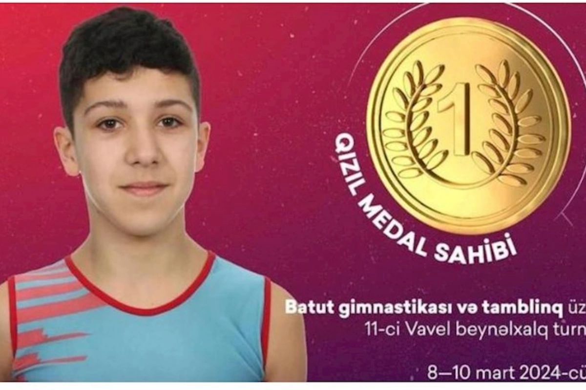 Azərbaycan gimnastı Polşada qızıl medal qazandı