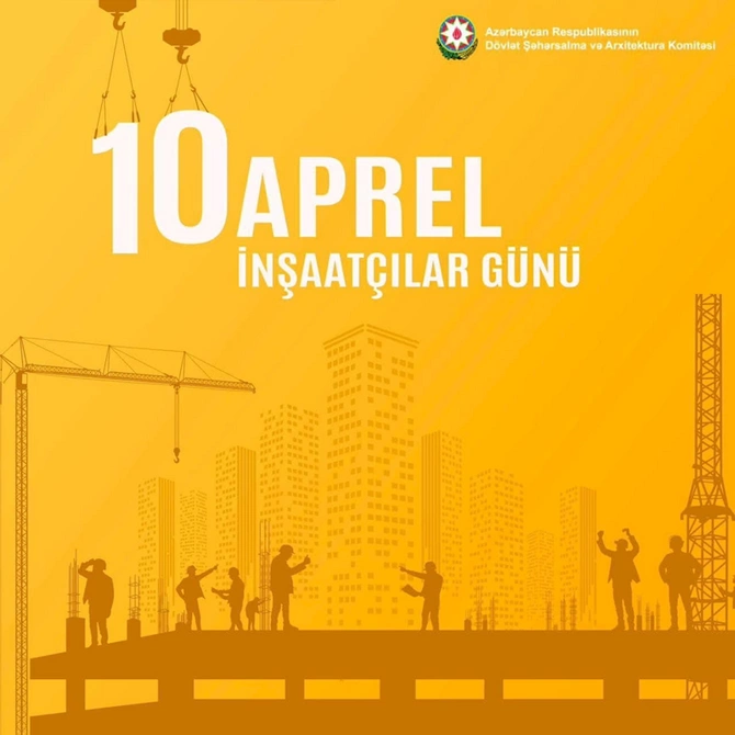 Anar Quliyev inşaatçıları peşə bayramı münasibətilə təbrik etdi — FOTO