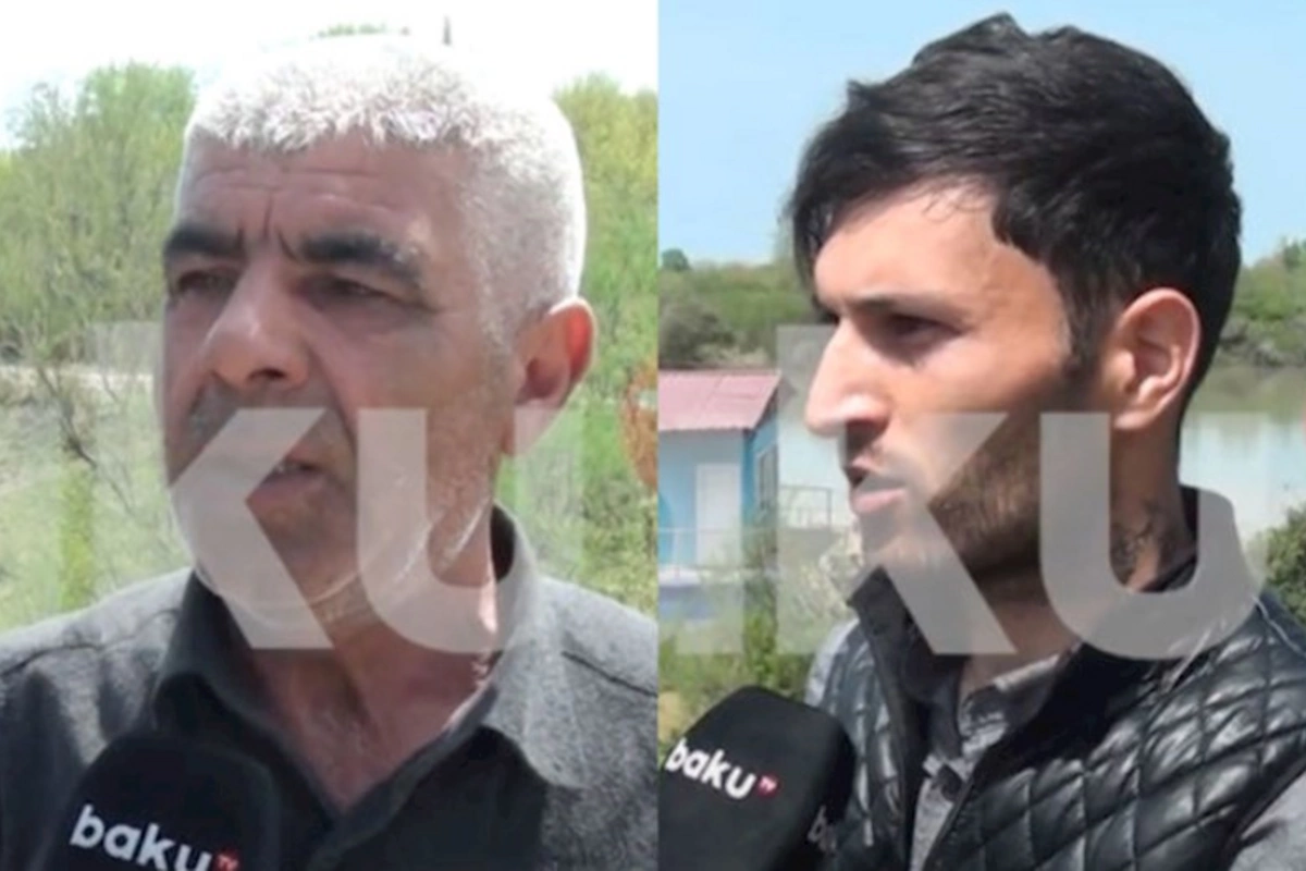 Kürdə batan ata və qızın yaxınları danışdılar: “Uşaq əlindən çıxıb düşüb suya...” — VİDEO