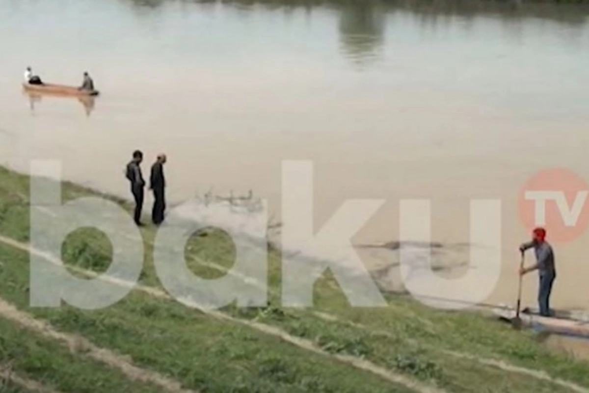 Ağcabədidə ata və qızının boğulduğu yerdən ürəkdağlayan görüntülər — VİDEO