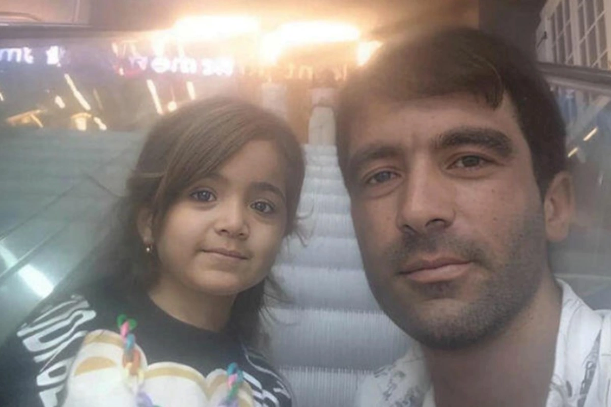 Kür çayında batan ata və 6 yaşlı qızının FOTOLARI