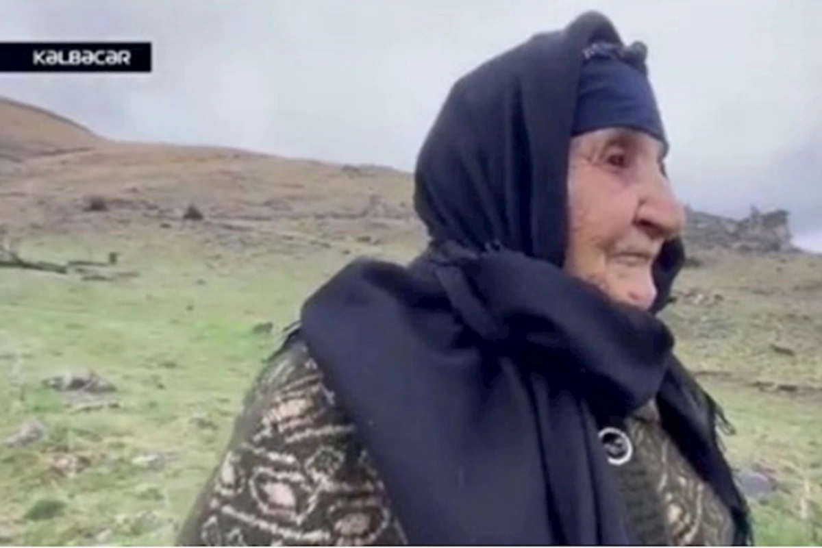 91 yaşlı ana oğlunun şəhid olduğu ərazidə — VİDEO