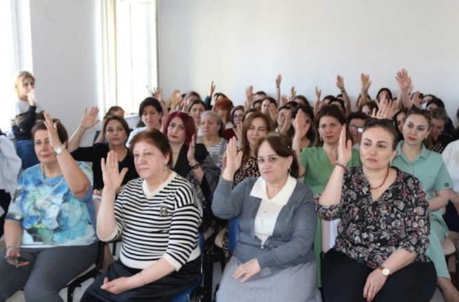 YAP Xətai rayon təşkilatının ərazi partiya təşkilatında növbəti görüş keçirildi — FOTO