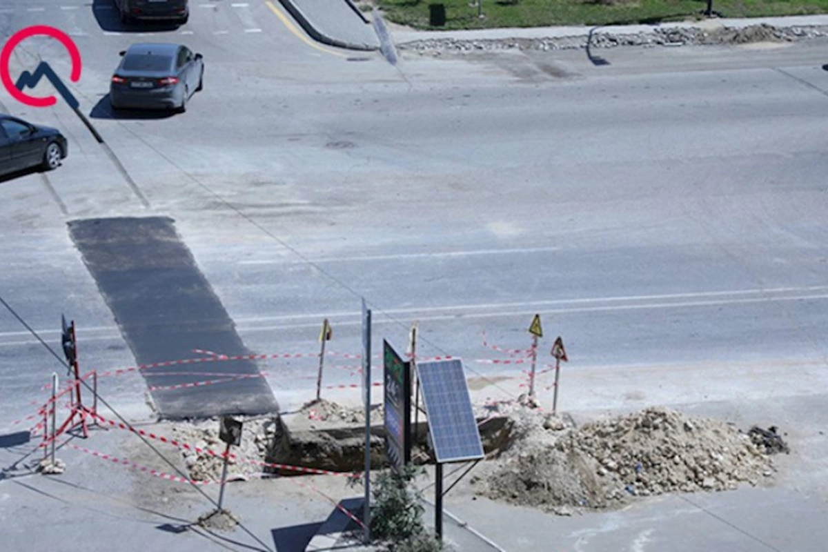Aytən Səfərovanın qəzaya düşdüyü yerdə təhlükəli vəziyyət — VİDEO/FOTO