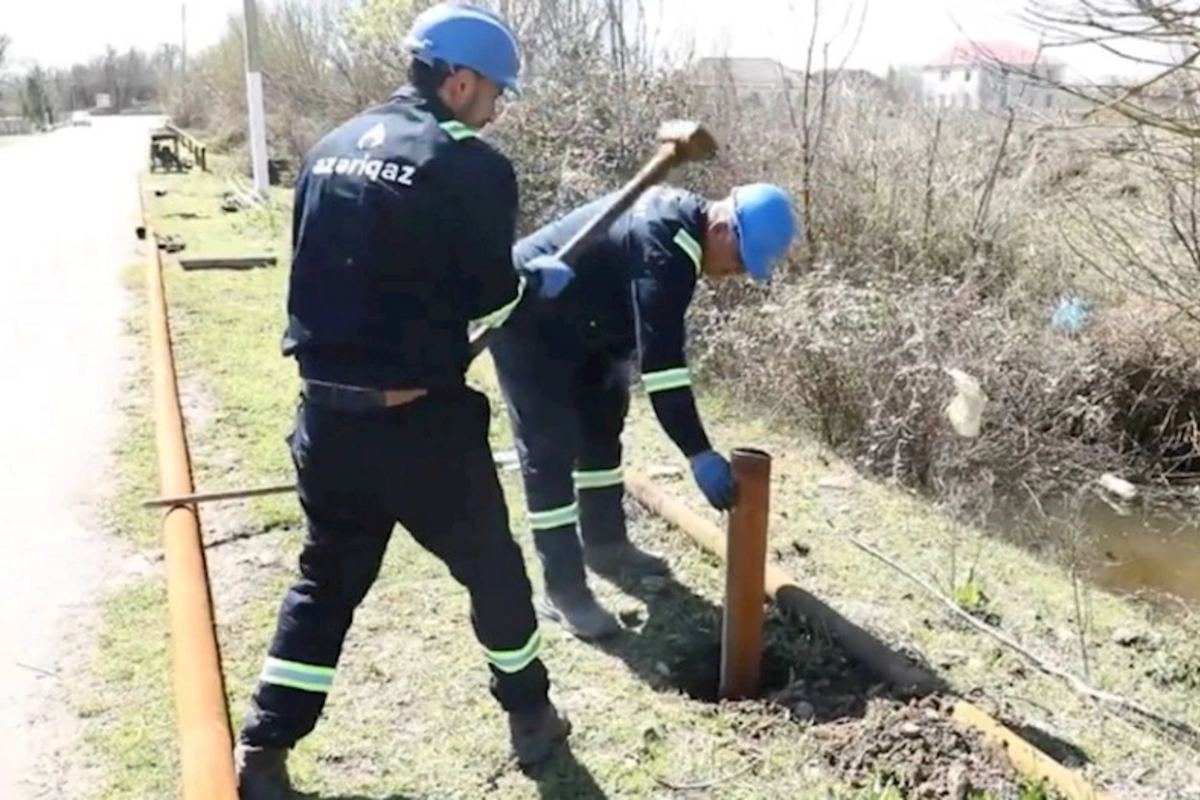 Korroziyaya uğrayan qaz xətləri yenilənir, qaz sızmalarının qarşısı alınır — VİDEO