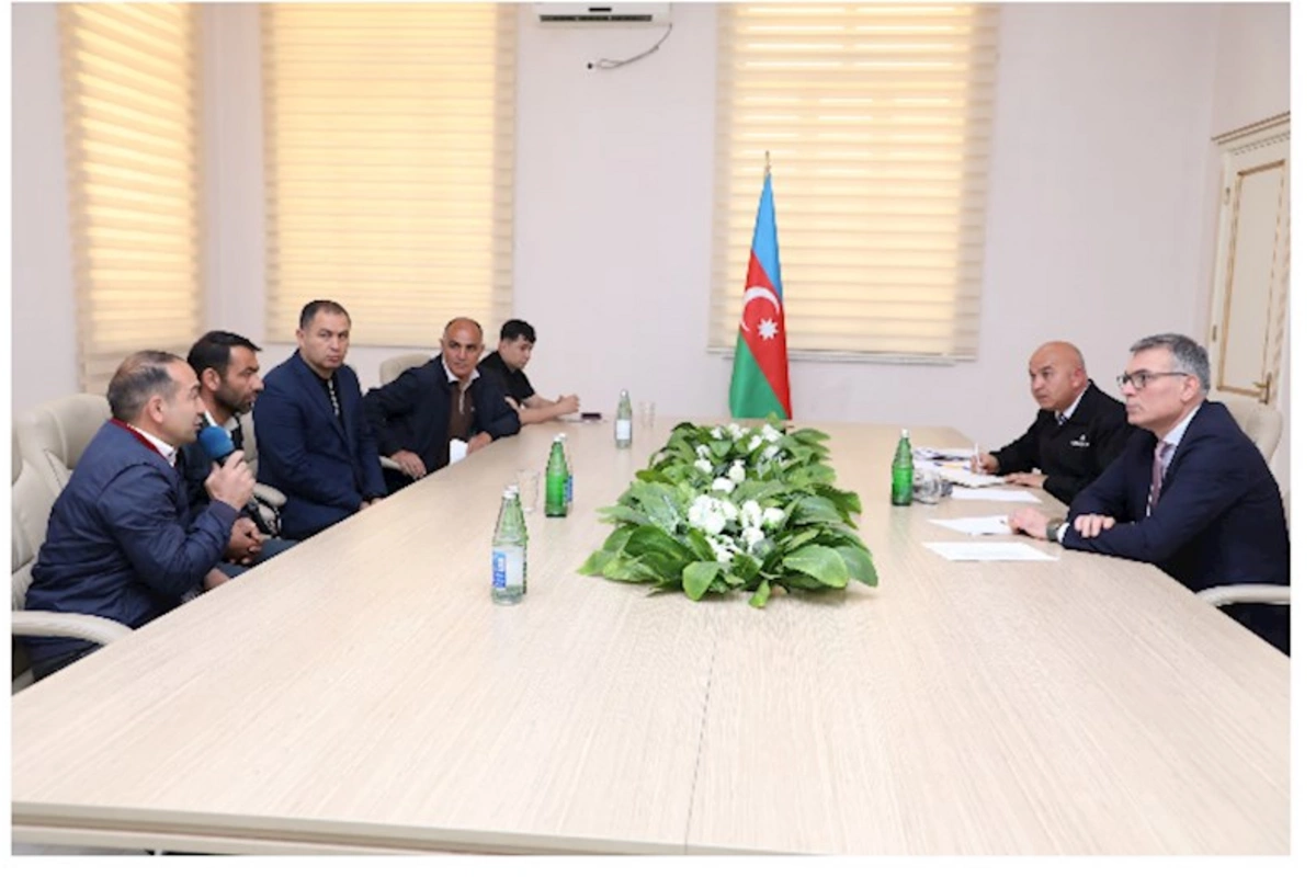 Azəriqazın baş direktoru Ağdamda vətəndaş qəbulu keçirdi — FOTO