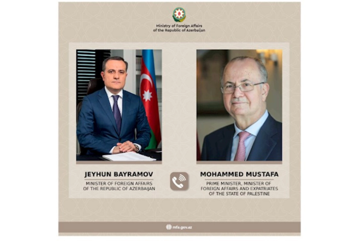 Ceyhun Bayramov Fələstin Baş naziri ilə telefonla DANIŞDI