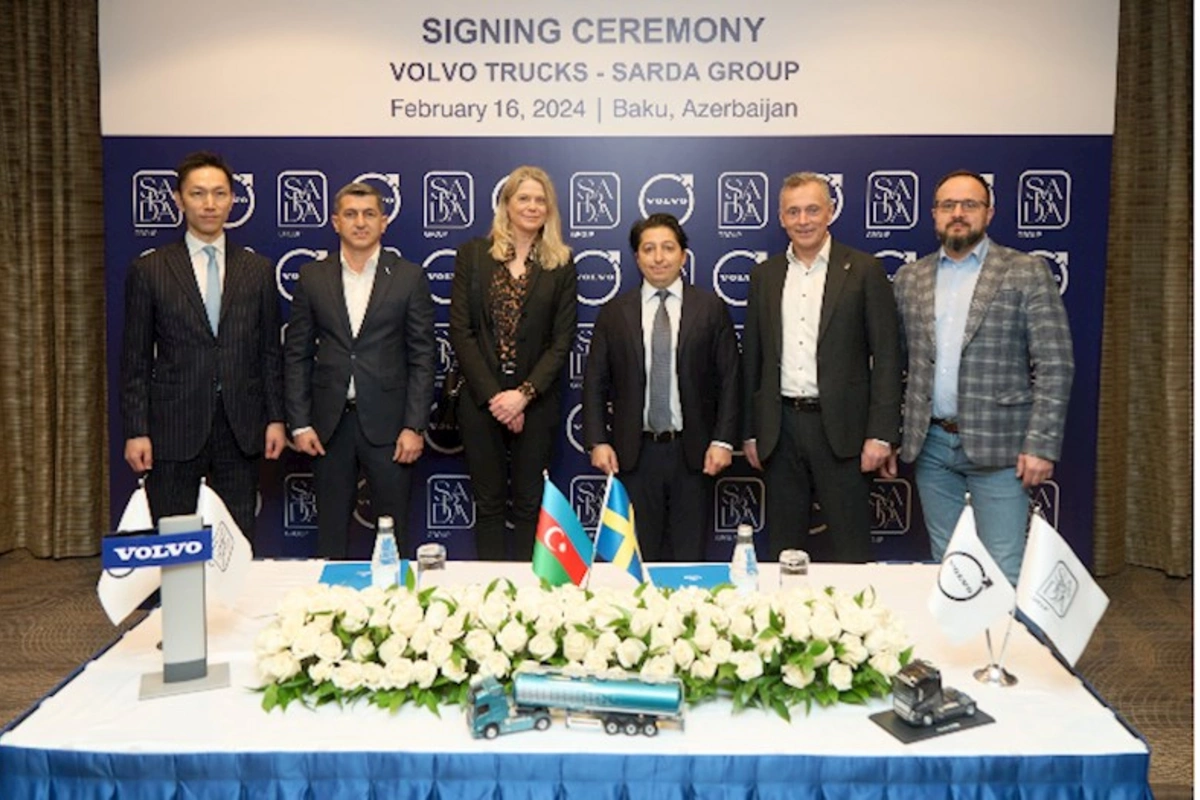 Volvo Trucks” və “SARDA Group” niyyət məktubu imzaladı — FOTOLAR
