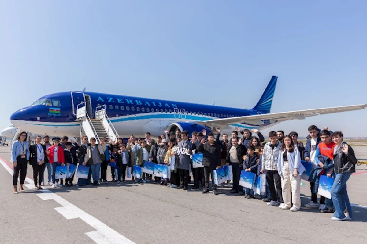 AZAL və “Birgə və Sağlam” İctimai Birliyi autizmli şəxslər üçün aviasiya dünyasına ekskursiya keçirib