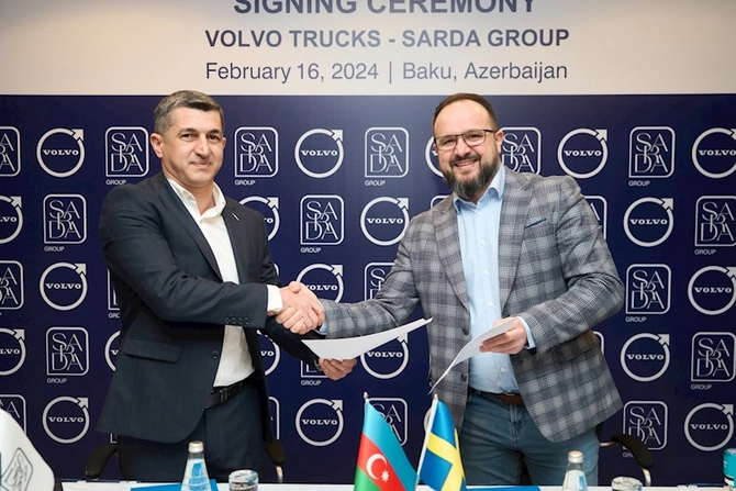 Volvo Trucks” və “SARDA Group” niyyət məktubu imzaladı — FOTOLAR