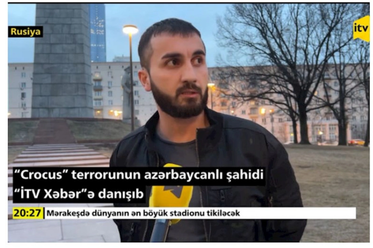 “Crocus” terrorunun azərbaycanlı şahidi: “Anama zəng edib sağollaşdım” — VİDEO