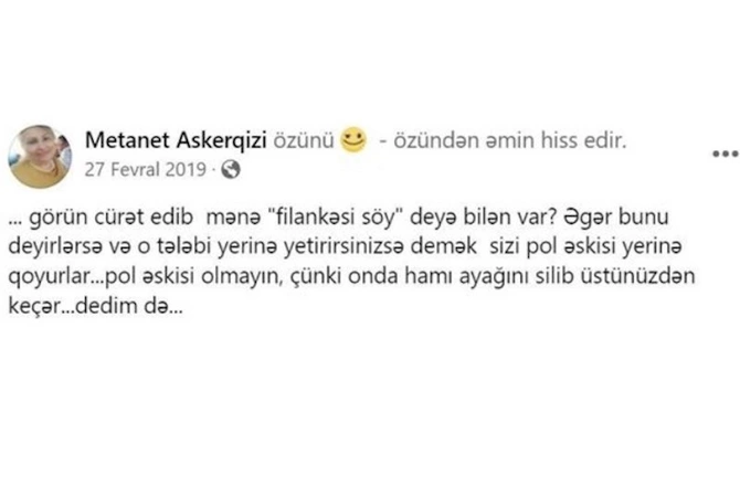 Mətanət Əsgərqızı əslində kimdir və kim olub? — I hissə (VİDEO/FOTO)
