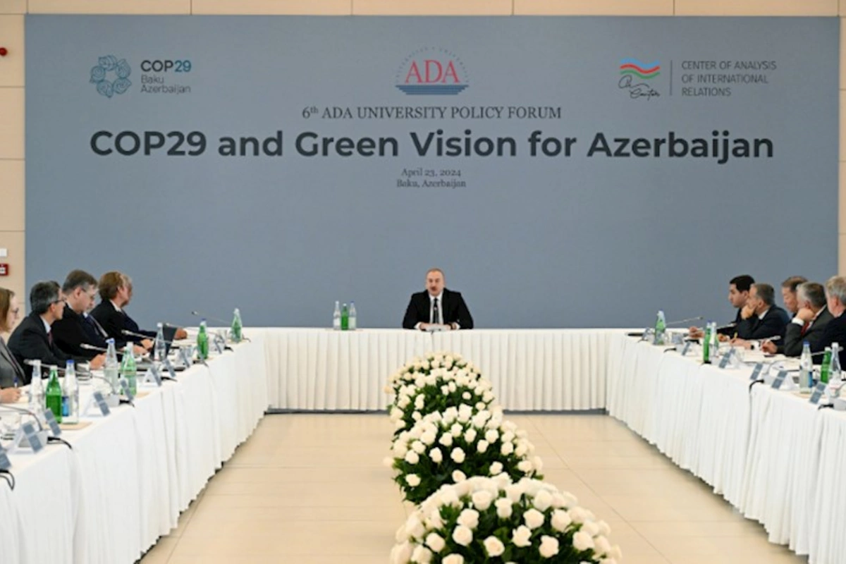 Prezident “COP29 və Azərbaycan üçün Yaşıl Baxış” beynəlxalq forumunda iştirak edib — YENİLƏNİB (VİDEO)