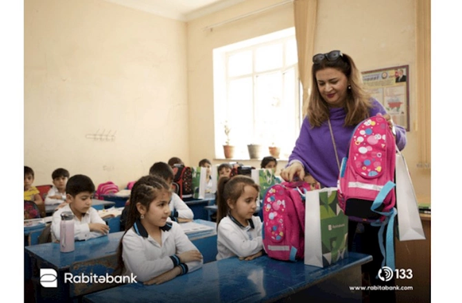Rabitəbankdan Ümumdünya Kitab Günündə Ağdam kənd məktəbinə dəstək — FOTOLAR