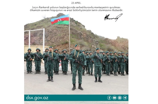 Laçın sərhəd-buraxılış məntəqəsinin qurulmasının ildönümü — FOTO Laçın sərhəd-buraxılış məntəqəsinin qurulmasının ildönümü — FOTO