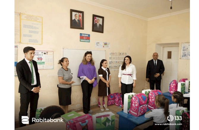 Rabitəbankdan Ümumdünya Kitab Günündə Ağdam kənd məktəbinə dəstək — FOTOLAR