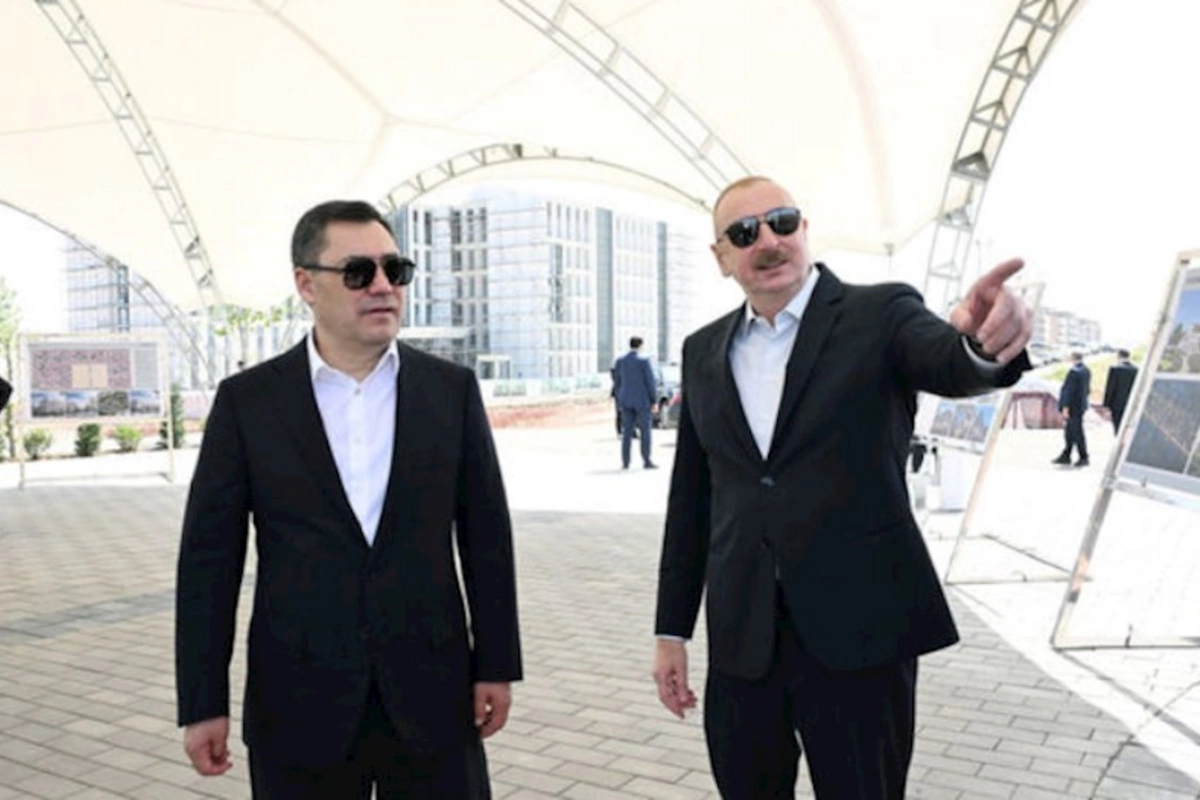 Prezidentlər Ağdamda Şahbulaq qalasında