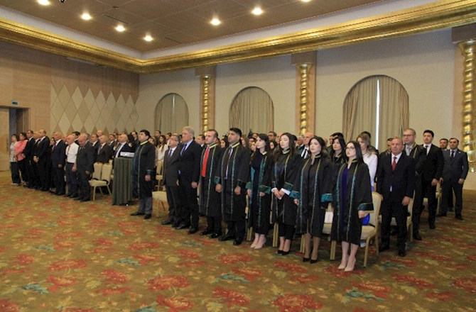 Vəkilliyə namizədlərin təntənəli andiçmə mərasimi keçirildi — FOTOLAR