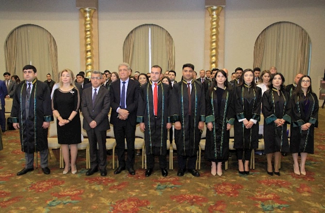 Vəkilliyə namizədlərin təntənəli andiçmə mərasimi keçirildi — FOTOLAR