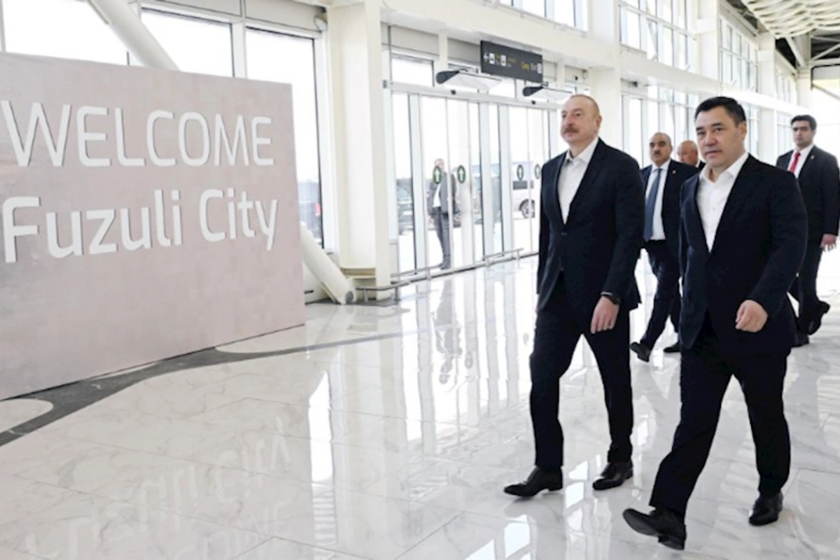 Qırğızıstan Prezidenti Füzuliyə getdi — FOTO