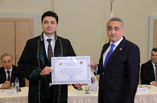 Vəkilliyə namizədlərin təntənəli andiçmə mərasimi keçirildi — FOTOLAR