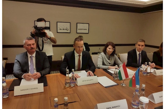 Azərbaycan-Macarıstan Hökumətlərarası Komissiyasının 10-cu iclası keçirilir — FOTO
