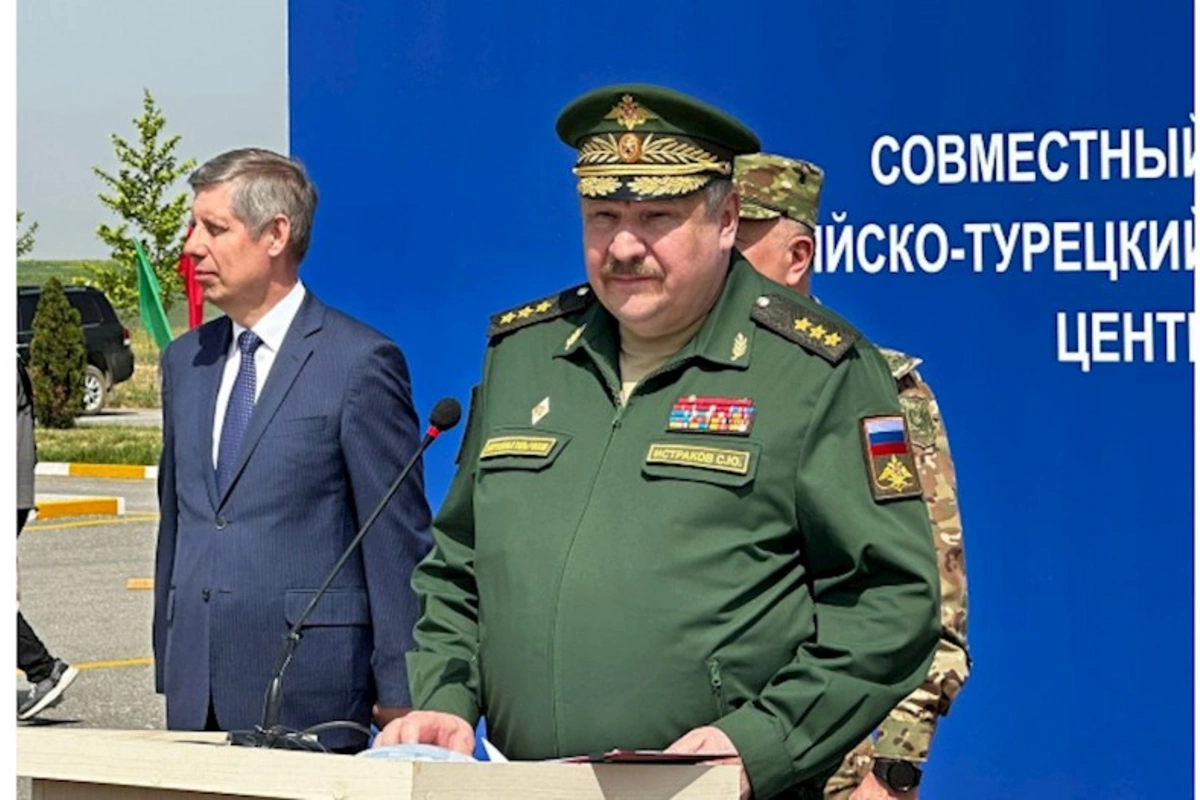 Rusiyalı general Ağdamdakı monitorinq mərkəzindən DANIŞDI