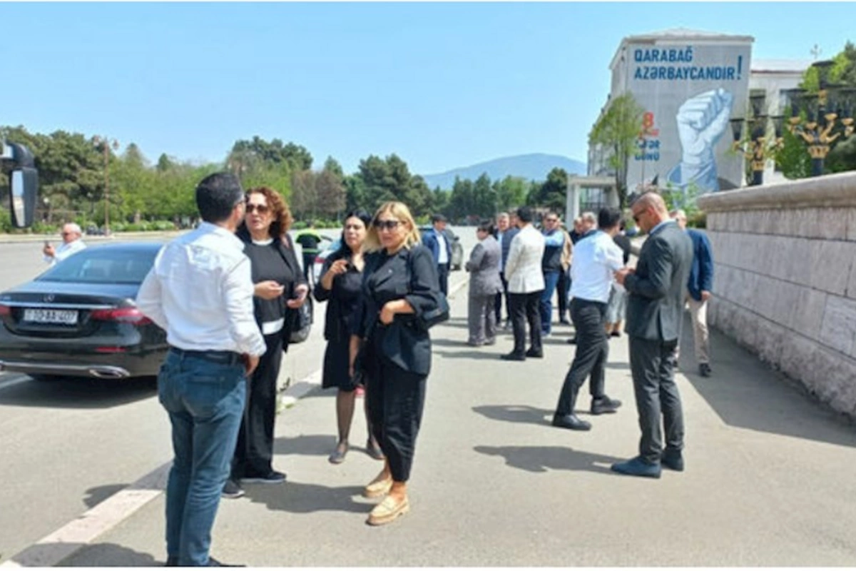 Türk dövlətləri parlamentlərinin komitə sədrləri Xankəndiyə getdilər — FOTO