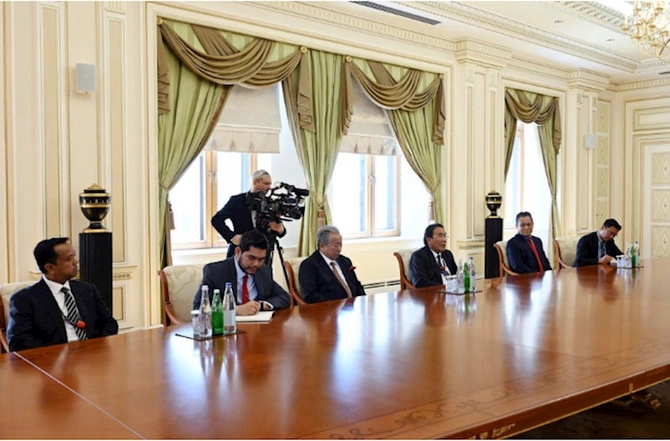 İlham Əliyev Malayziyanın Parlament Senatının prezidentini qəbul etdi — FOTOLAR (YENİLƏNİB)