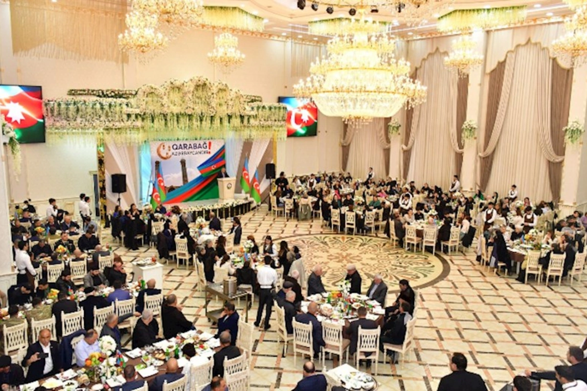Abşeronda iftar süfrəsi açıldı — FOTOLAR