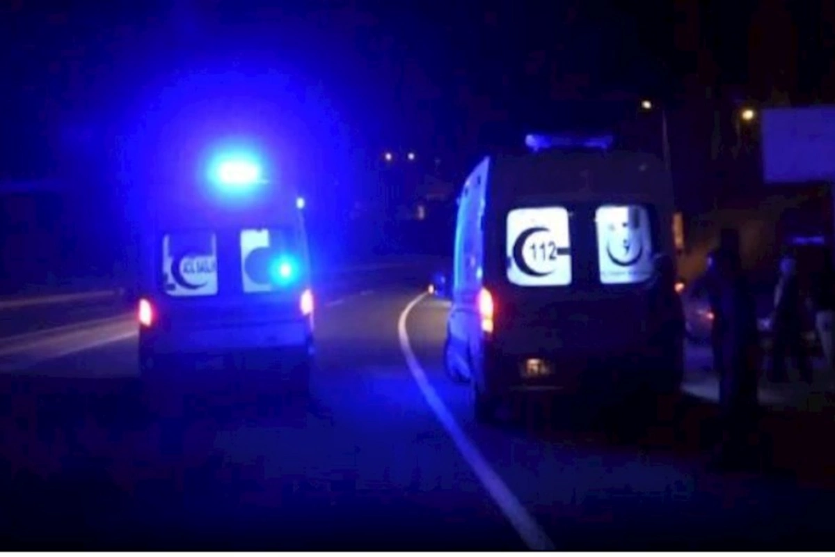 Türkiyədə dəhşətli qəza: 2 ölü, 1 yaralı