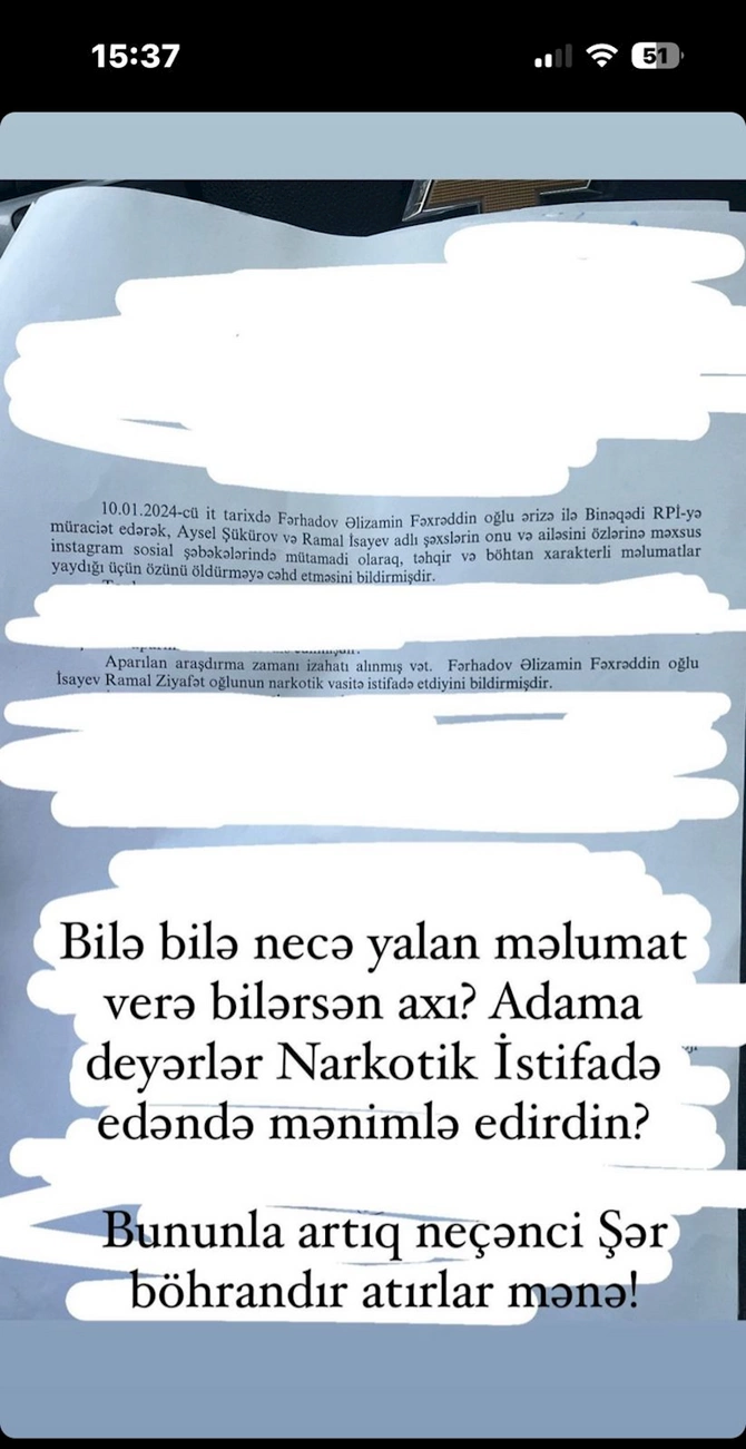Tanınmış iş adamının oğlu intihara cəhd edib — VİDEO (FOTO)