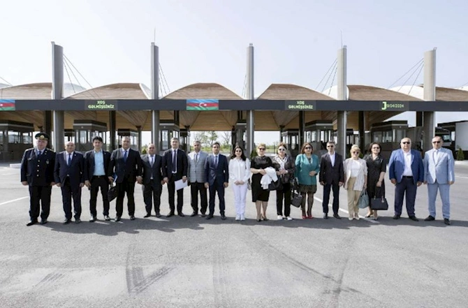 QHT nümayəndələri sərhədkeçmə prosesləri ilə əyani şəkildə tanış oldular — FOTOLAR