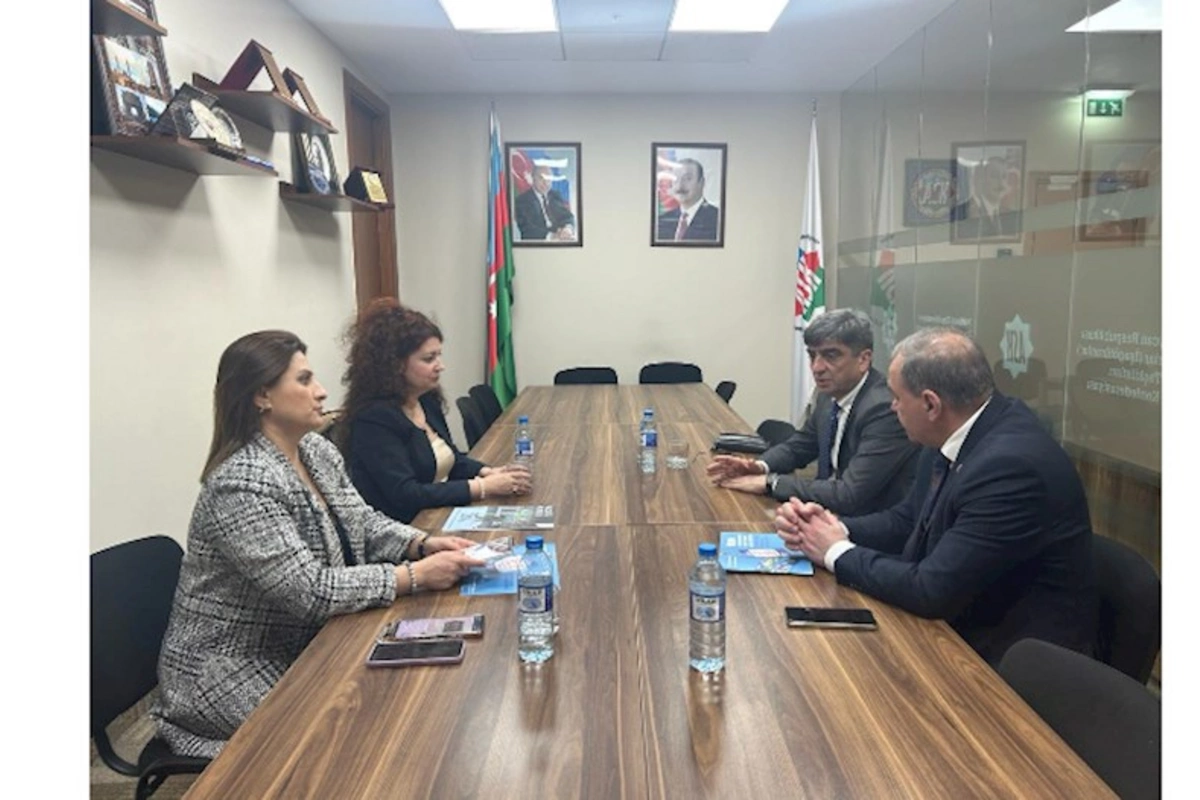 Oya Aksay Azərbaycan Sahibkarlar Konfederasıyasını ziyarət etdi — FOTO