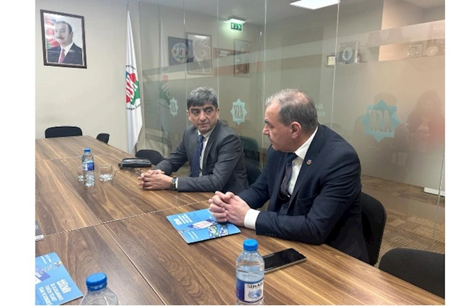 Oya Aksay Azərbaycan Sahibkarlar Konfederasıyasını ziyarət etdi — FOTO