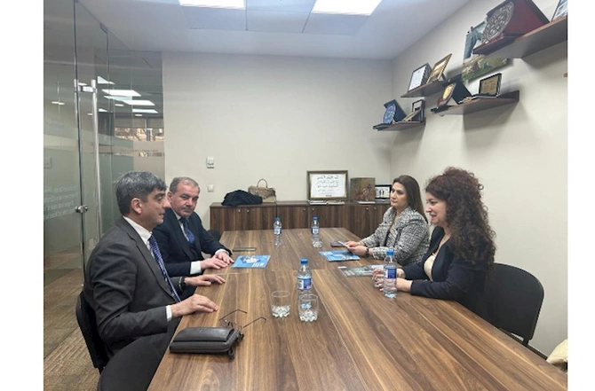 Oya Aksay Azərbaycan Sahibkarlar Konfederasıyasını ziyarət etdi — FOTO