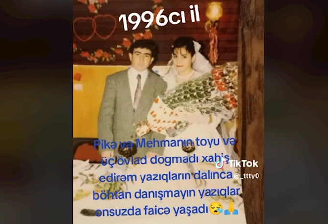 Əhmədin öldürdüyü ata-anasının toy görüntüləri yayıldı — FOTO