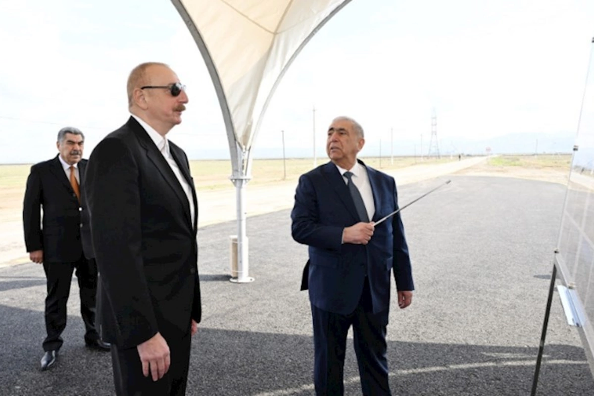 Prezident avtomobil yolunun açılışında — FOTO