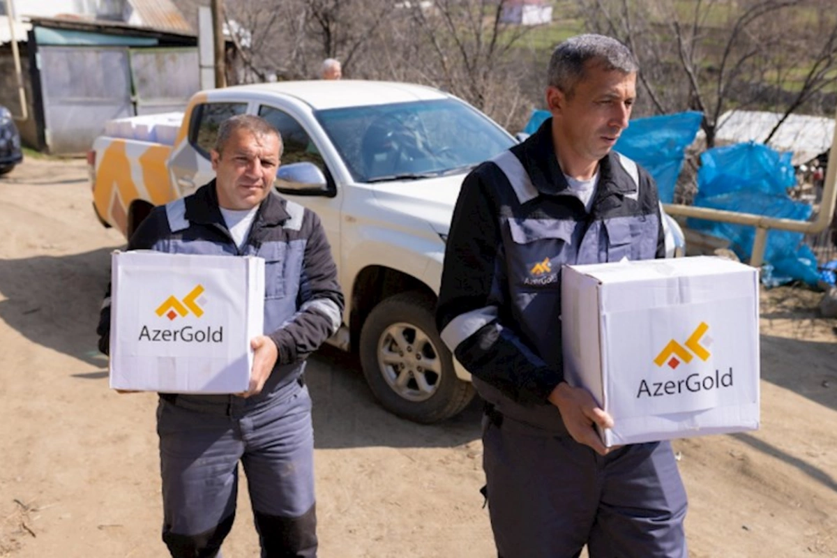 “AzerGold” Daşkəsəndə aztəminatlı ailələrə Ramazan sovqatı payladı — FOTOLAR
