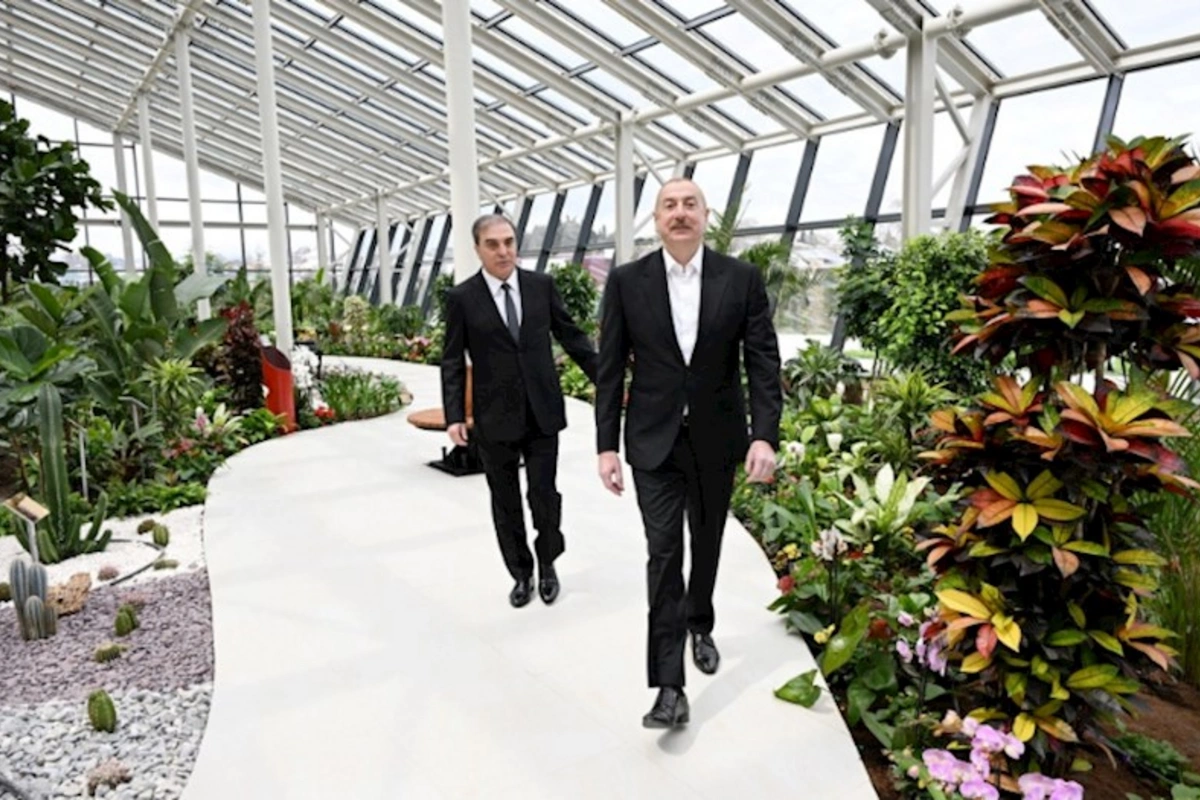 Prezident Ekoloji Park Kompleksində — FOTOLAR (YENİLƏNİB)