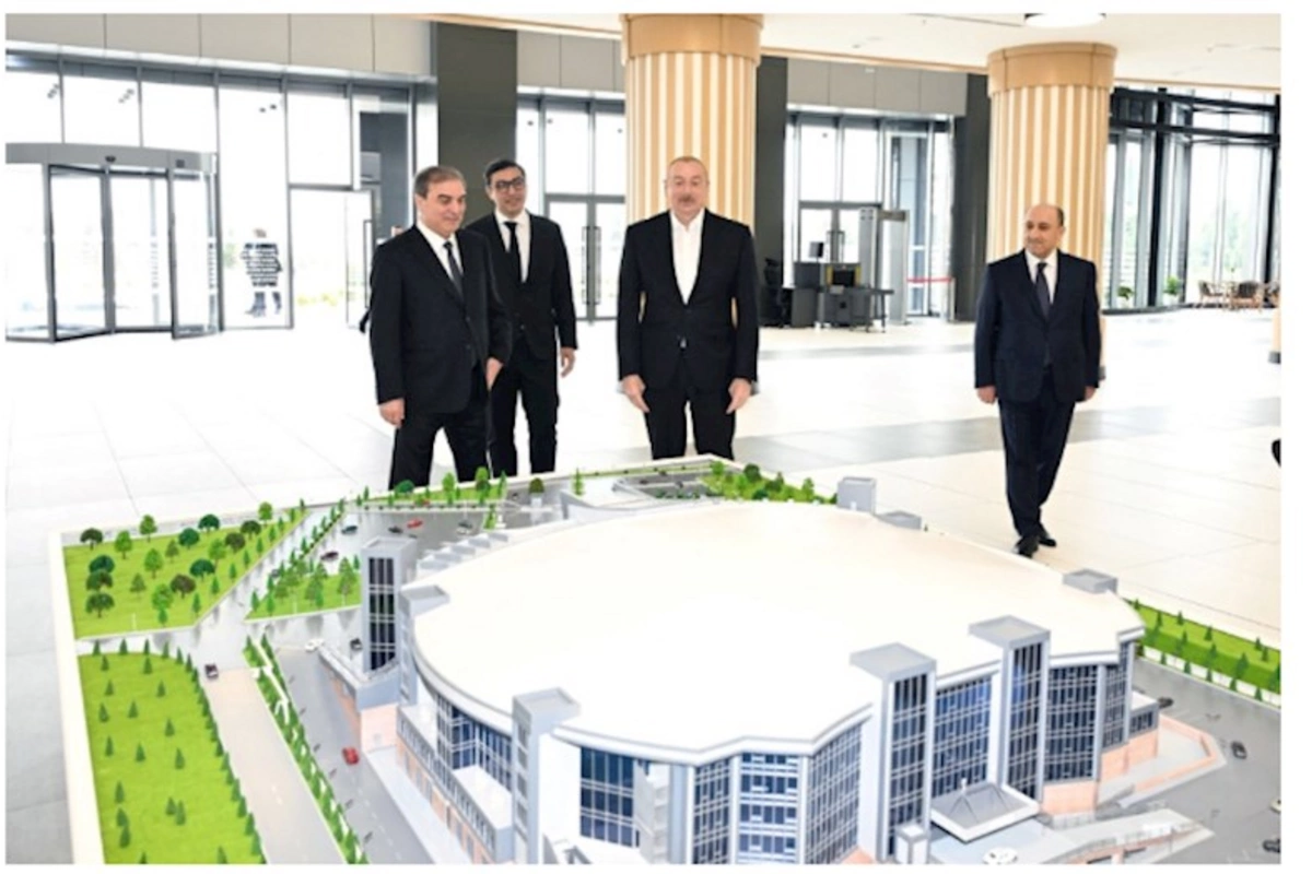 İlham Əliyev Gəncə İdman Sarayının açılışında — YENİLƏNİB