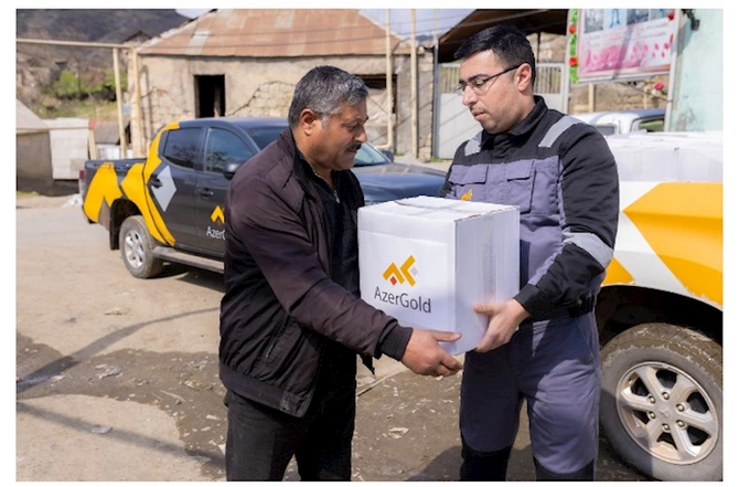 “AzerGold” Daşkəsəndə aztəminatlı ailələrə Ramazan sovqatı payladı — FOTOLAR “AzerGold” Daşkəsəndə aztəminatlı ailələrə Ramazan sovqatı payladı — FOTOLAR