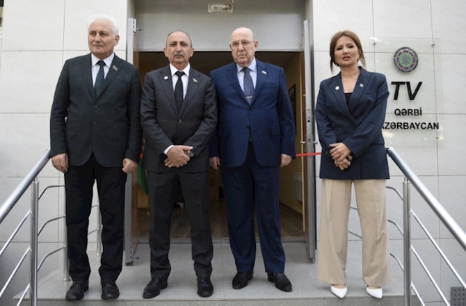 Qərbi Azərbaycan Televiziyasının binasının açılışı — FOTO